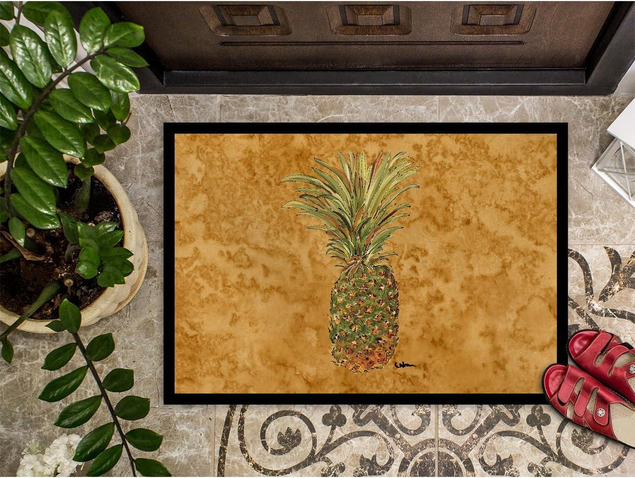 Carolines Treasures 8654JMAT Pineapple Doormat 24x36 36"L x 24"W multicolor