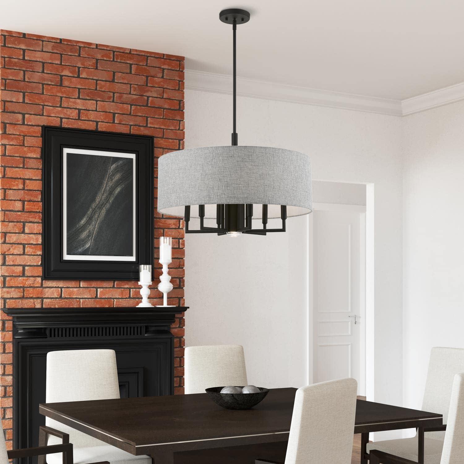 Livex Lighting Dakota 7 - Light Pendant in  Black
