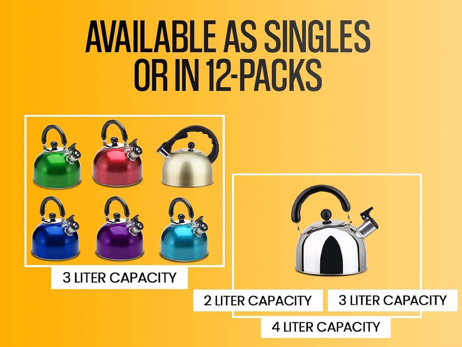 YBM Home YBM Home 3 Quarts Whistling Stovetop Tea Kettle