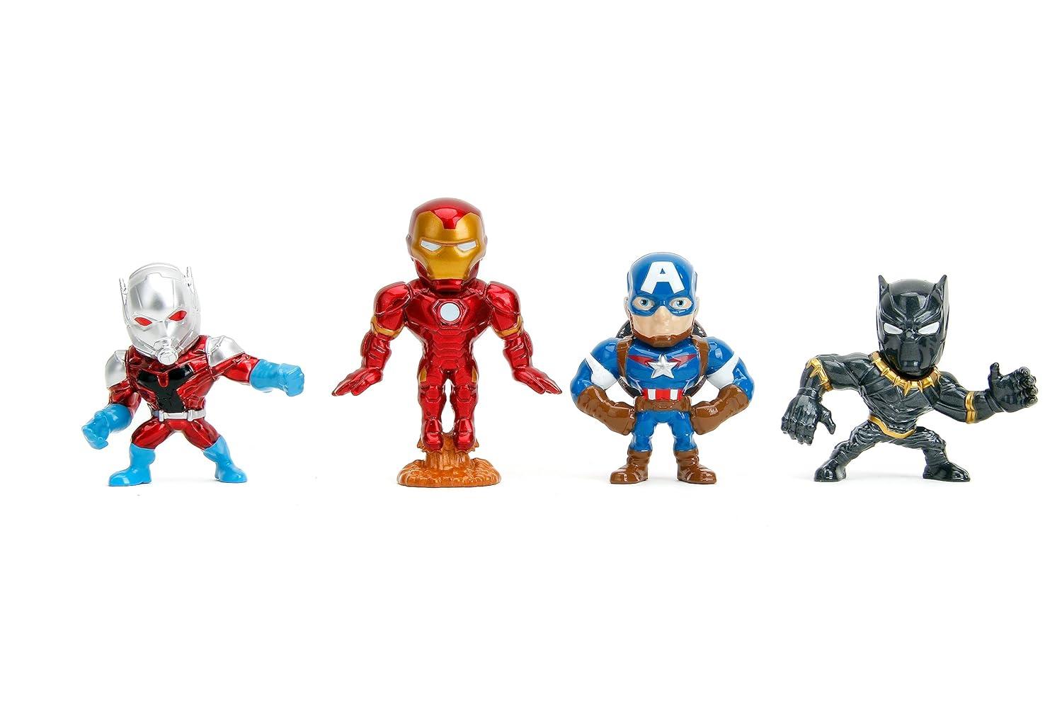 Jada Toys Marvel Avengers 2.5 Inch Die-Cast Figure 4-Pack