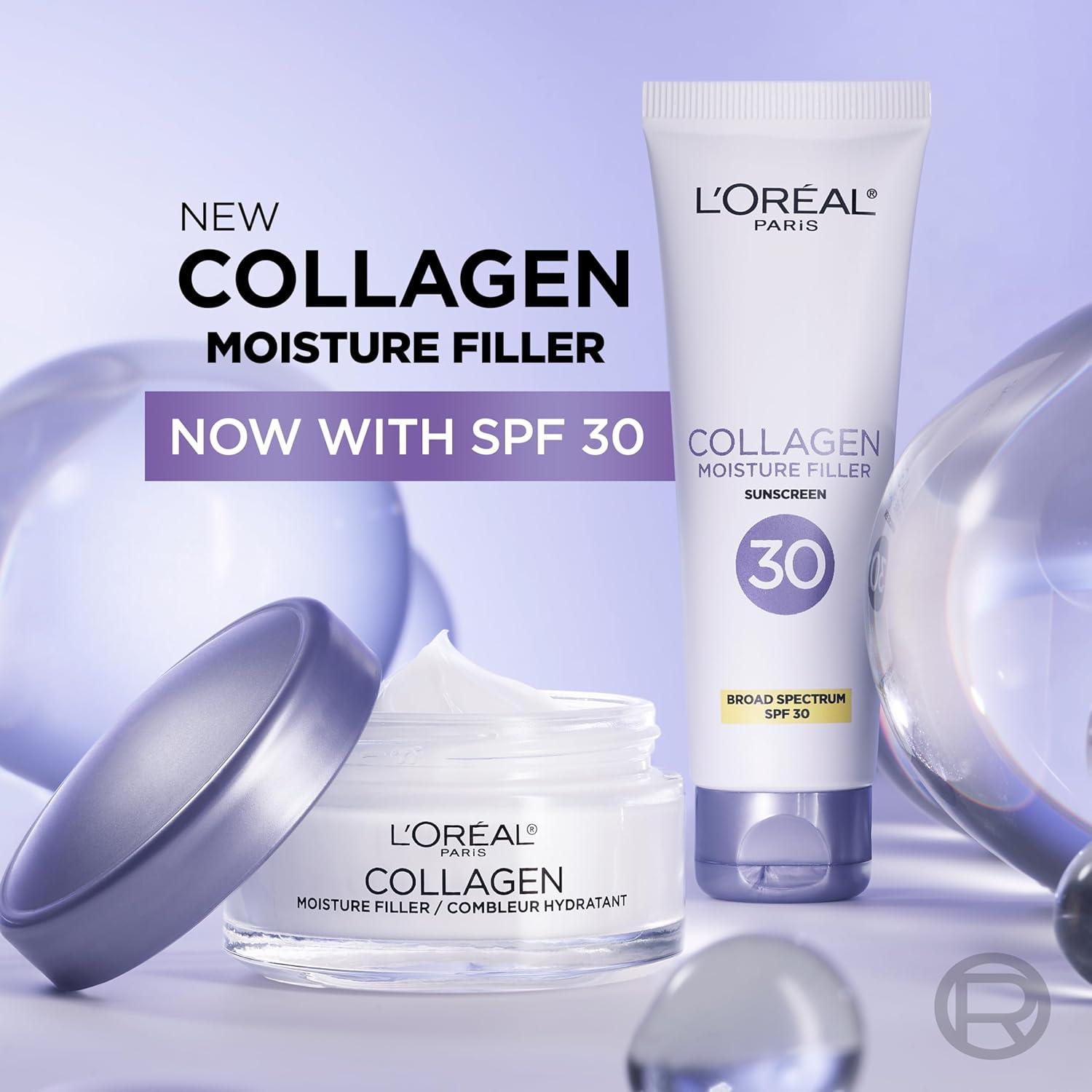 L'Oreal Paris Collagen Moisture Filler Anti-Aging Night Cream, 1.7 oz