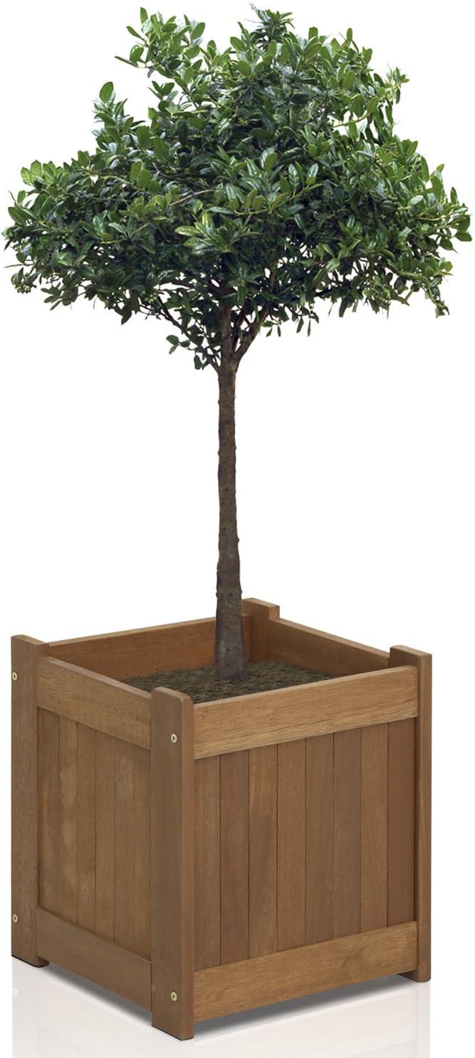 Tioman Natural Teak Hardwood Outdoor Flower Box