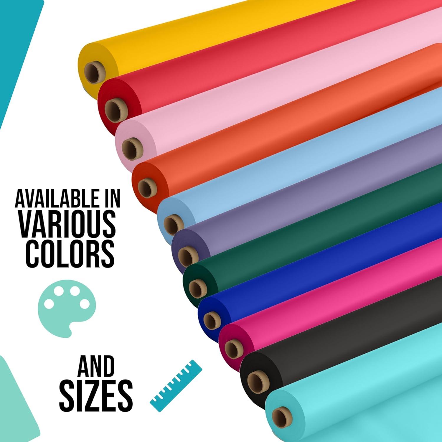 Crown Display 40 In. X 100 Ft. Blue Gingham Table Roll Disposable