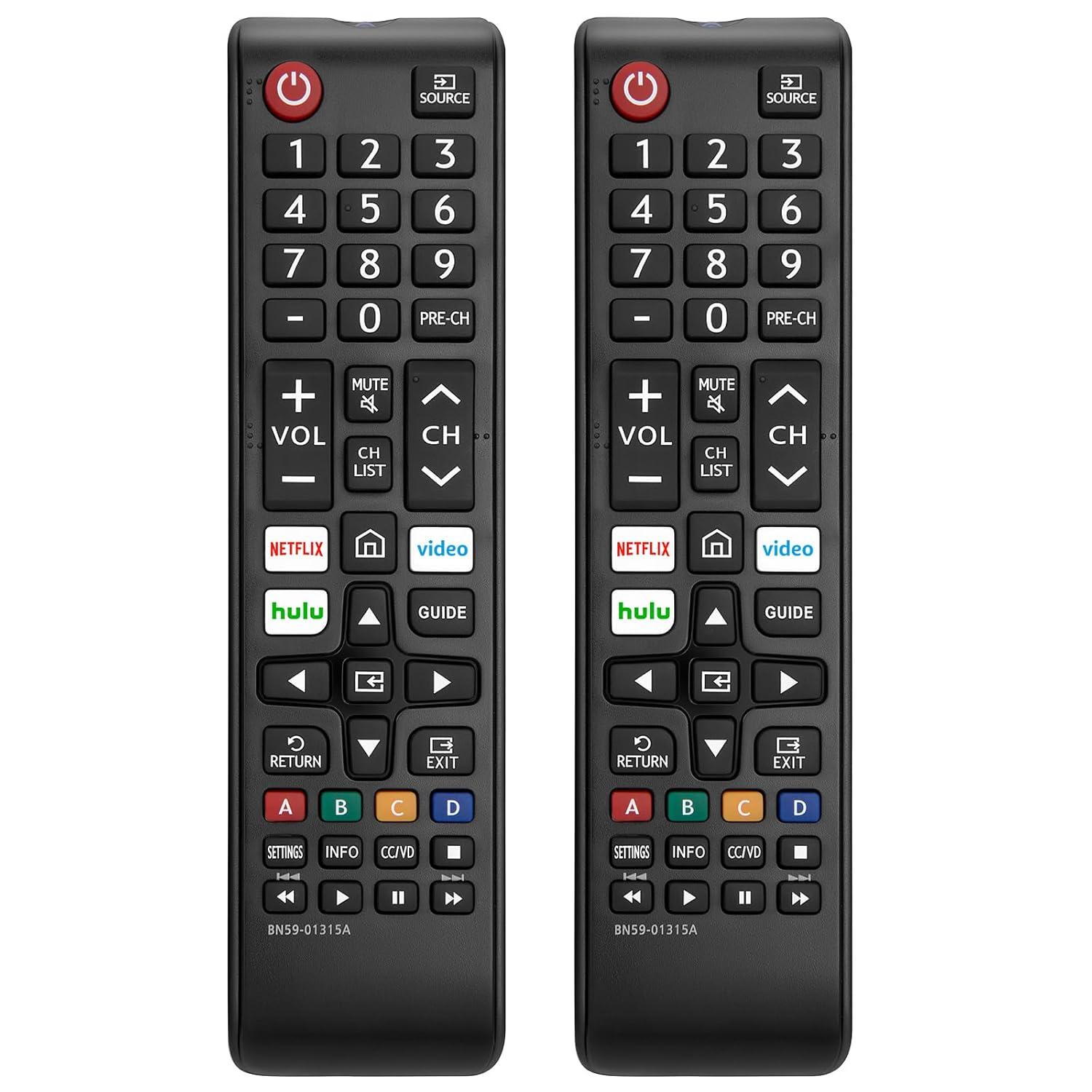 (Pack of 2)ZOUYUE Universal Remote for All Samsung TV,Compatible for All Samsung Smart TV LED LCD HD TV