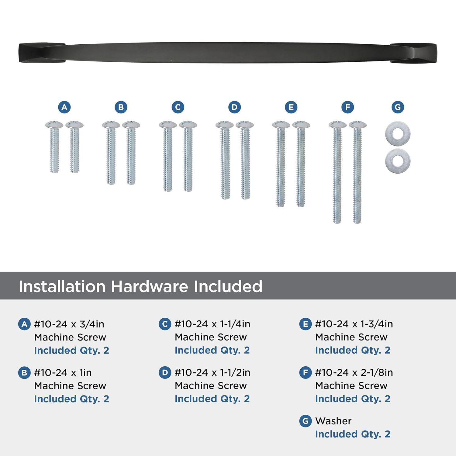 Amerock Highland Ridge 18 inch (457mm) Center-to-Center Black Bronze Appliance Pull