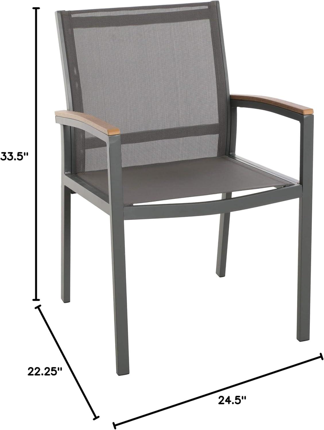 Claypool Outdoor Dining Armchair (Set of 2)