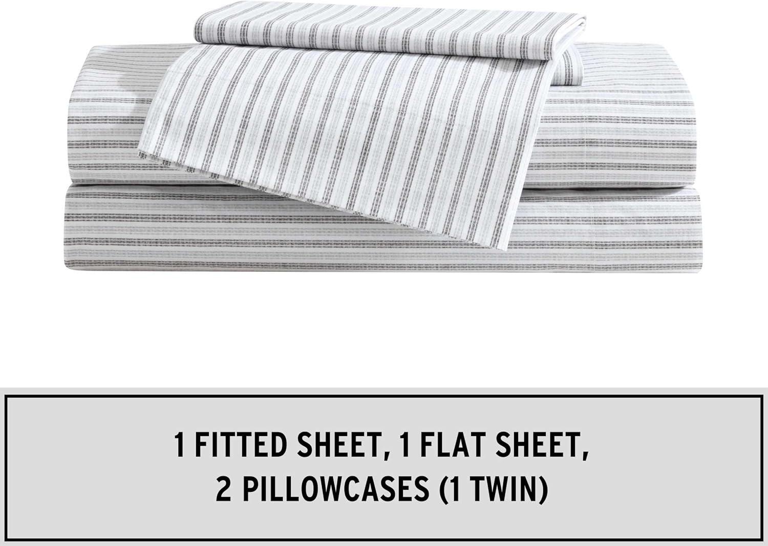 Eddie Bauer 100% Cotton Percale Sheet Set