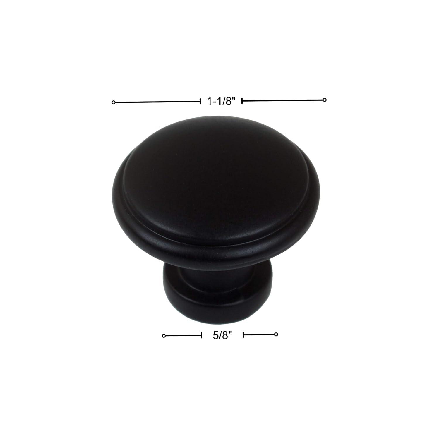 1 1/8" Diameter Mushroom Knob