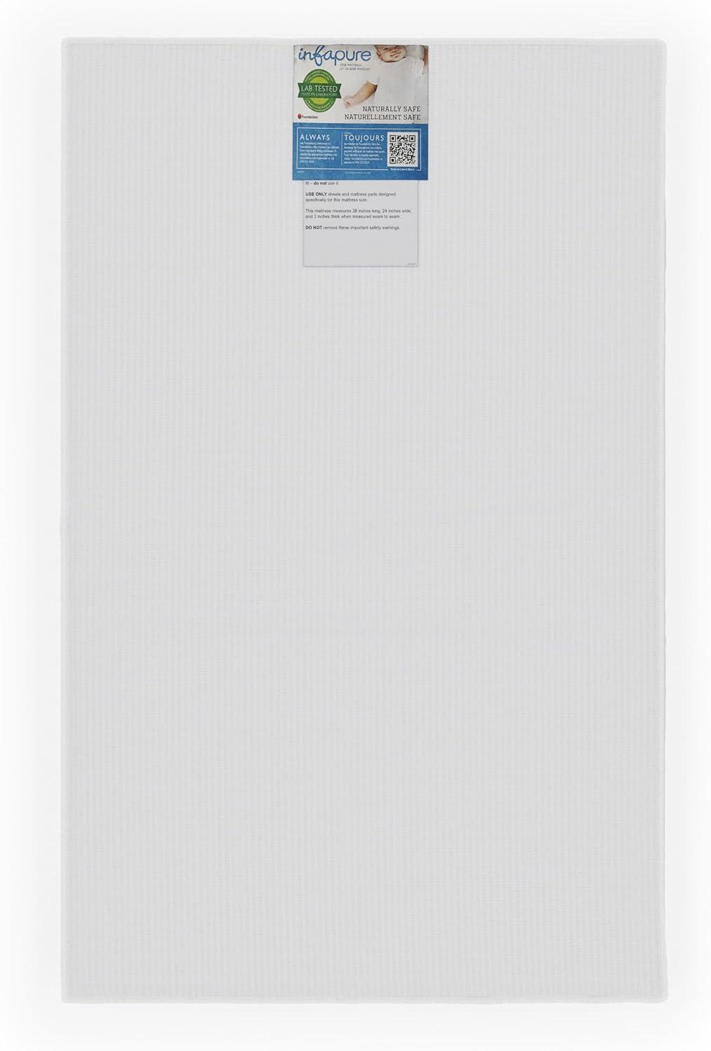 Foundations Infapure Mini Crib Rectangle Mattress