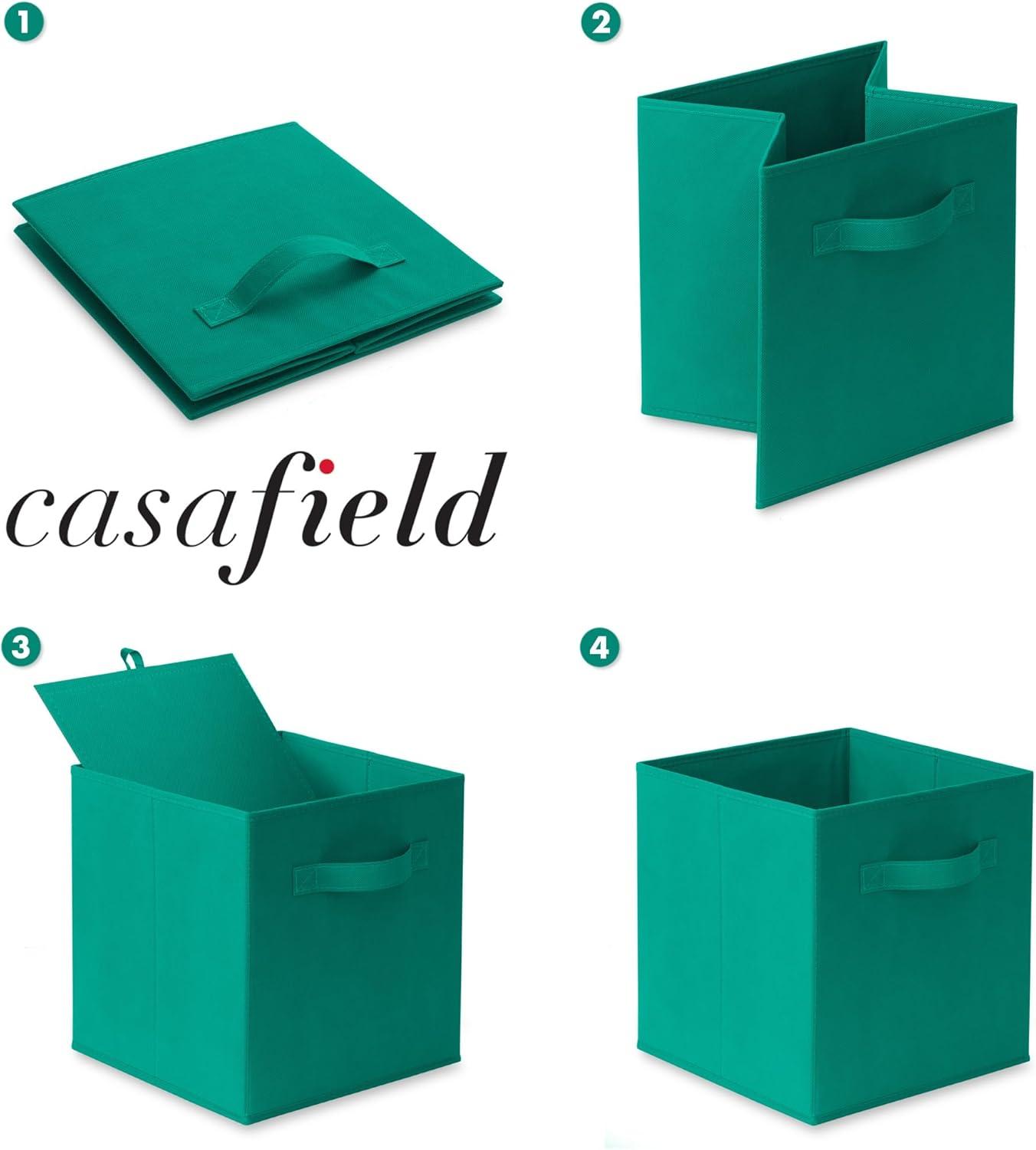 Casafield Collapsible Fabric Cubes, 11" Storage Bins (Set of 12) (Set of 12)