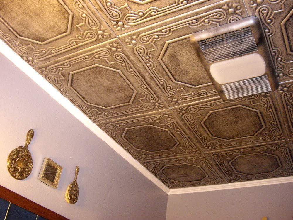 Topkapi Palace 1.6 ft. x 1.6 ft. Polystyrene Glue-up Ceiling Tile