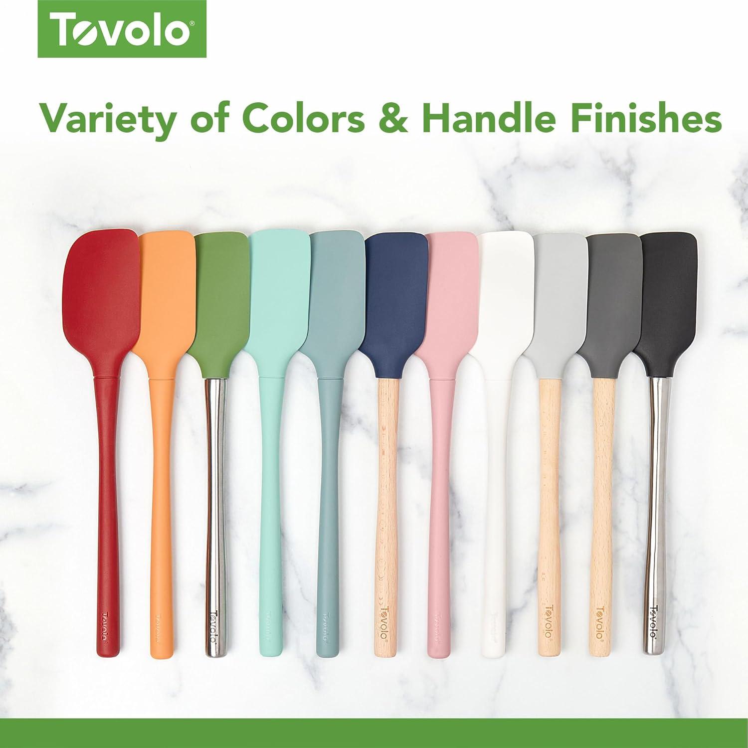 Flex-Core Wood Handled Spatula 5 Piece Set For Meal