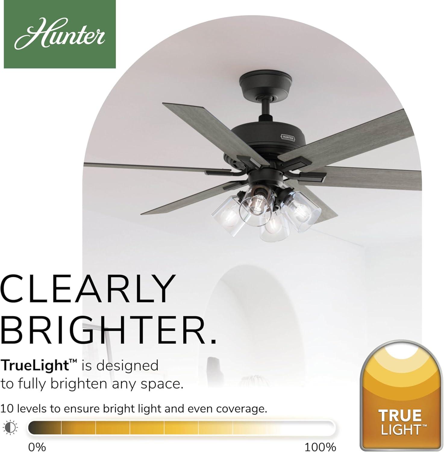 Hunter 52 Inch Fonthill ENERGY STAR® Hunterexpress Ceiling Fan With Lights And Remote