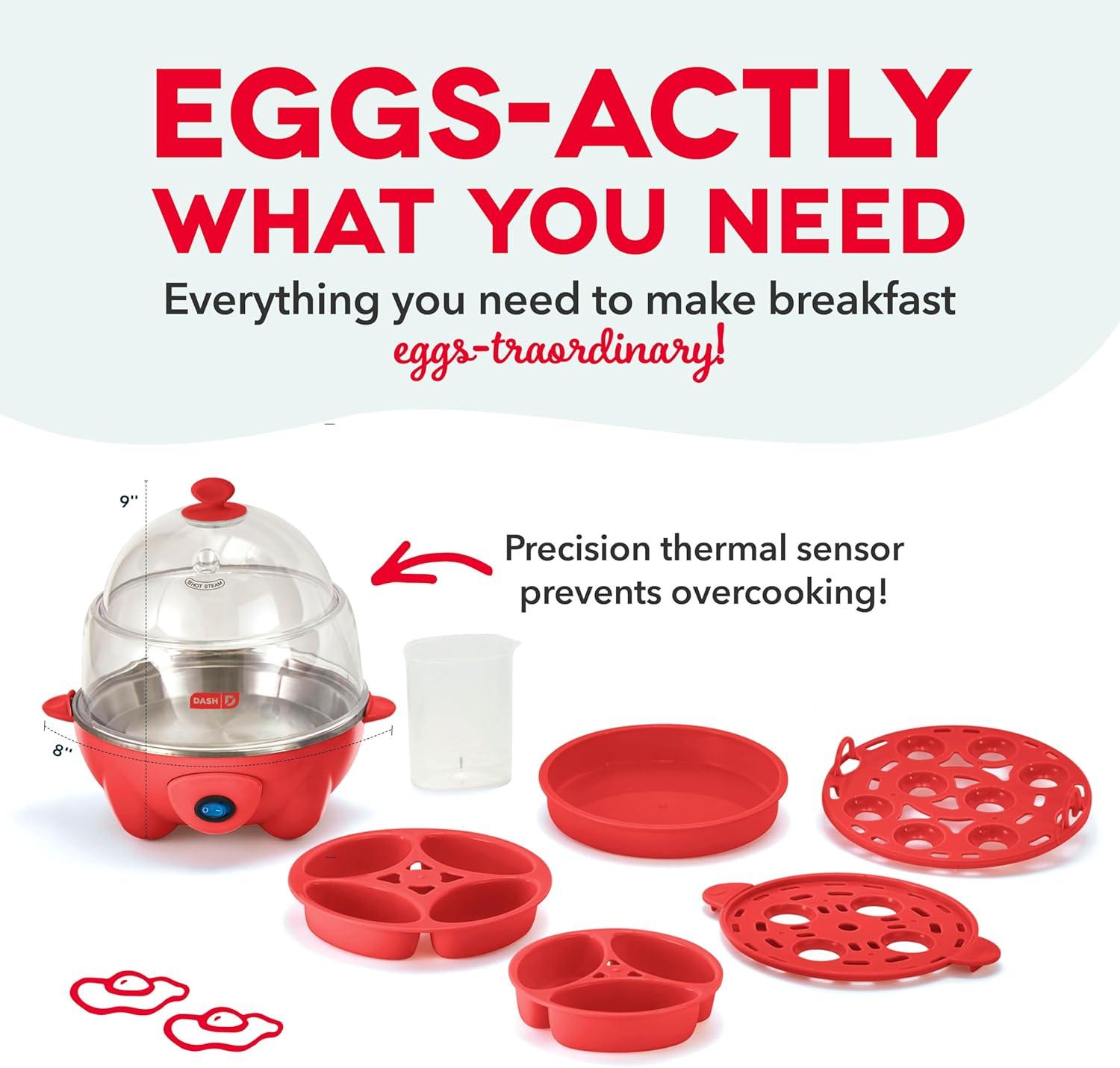 Dash DEC012RD Deluxe Egg Cooker