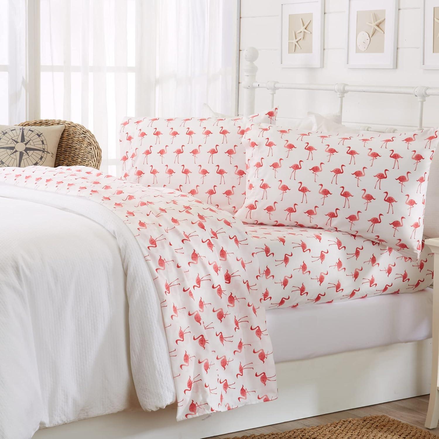 FreshFolds Ultra Soft Coastal Printed Microfiber Sheet Set