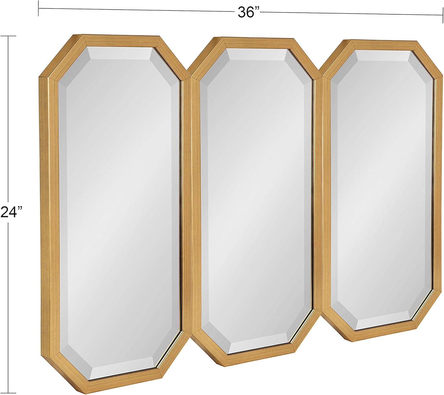 3pc Laverty Wall Mirror Set - Kate & Laurel All Things Decor