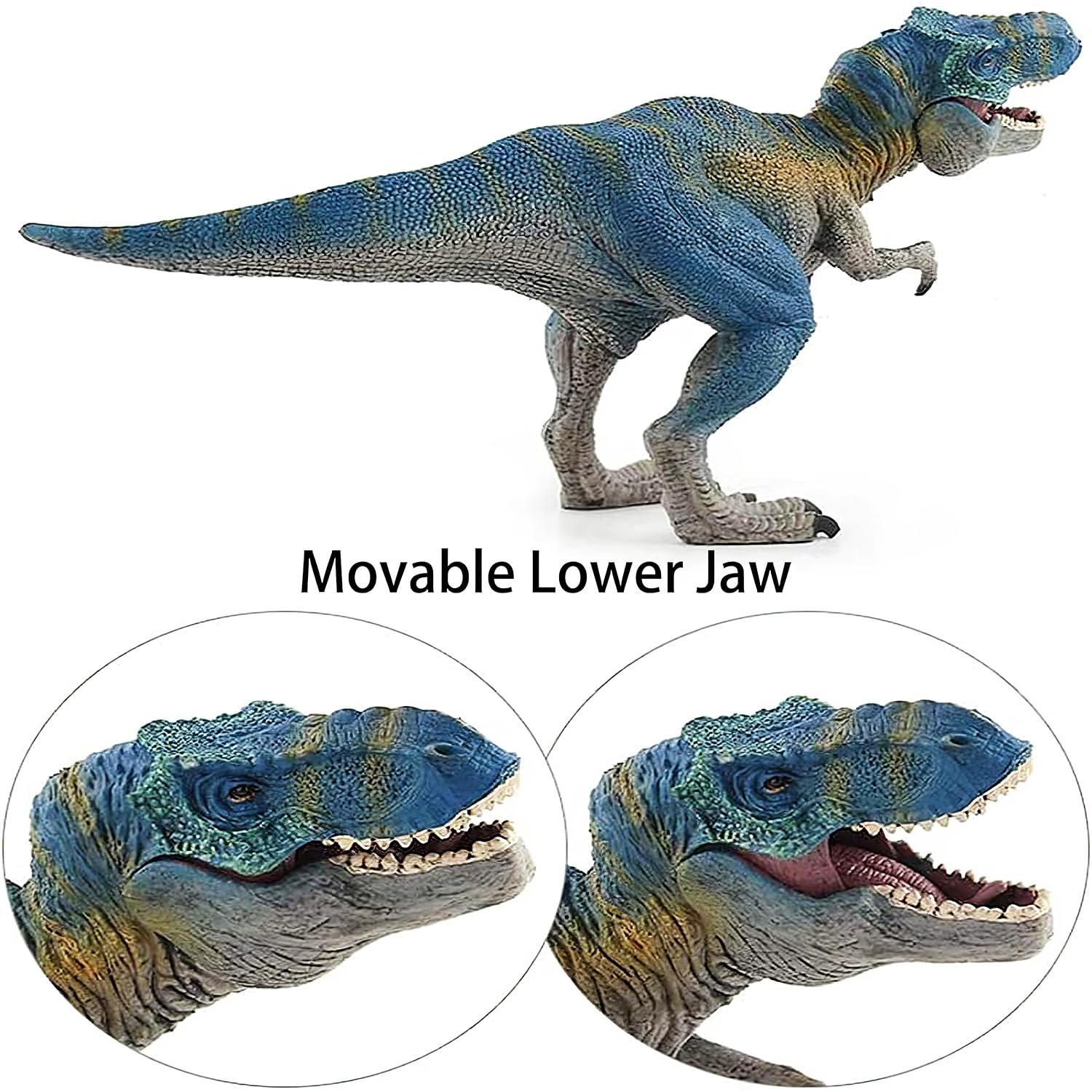 DIOBLD Dinosaur Toy - Tyrannosaurus Rex, T-Rex Toy, Realistic Details, Moveable Jaw, Imagination-stimulating Dinosaur Toy, for Boys and Girls Ages 4+, Dark Green