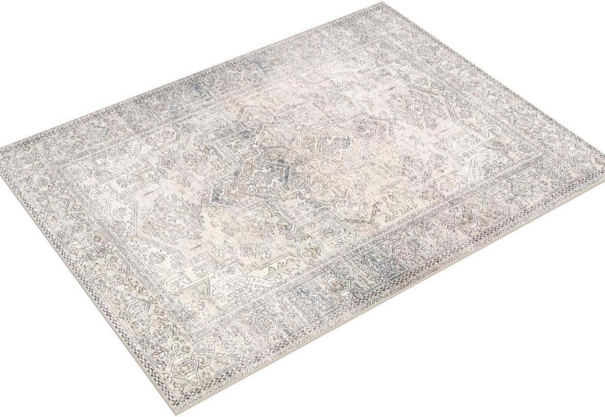 Becki Owens x Livabliss Margot Oriental Light Gray/Beige Area Rug