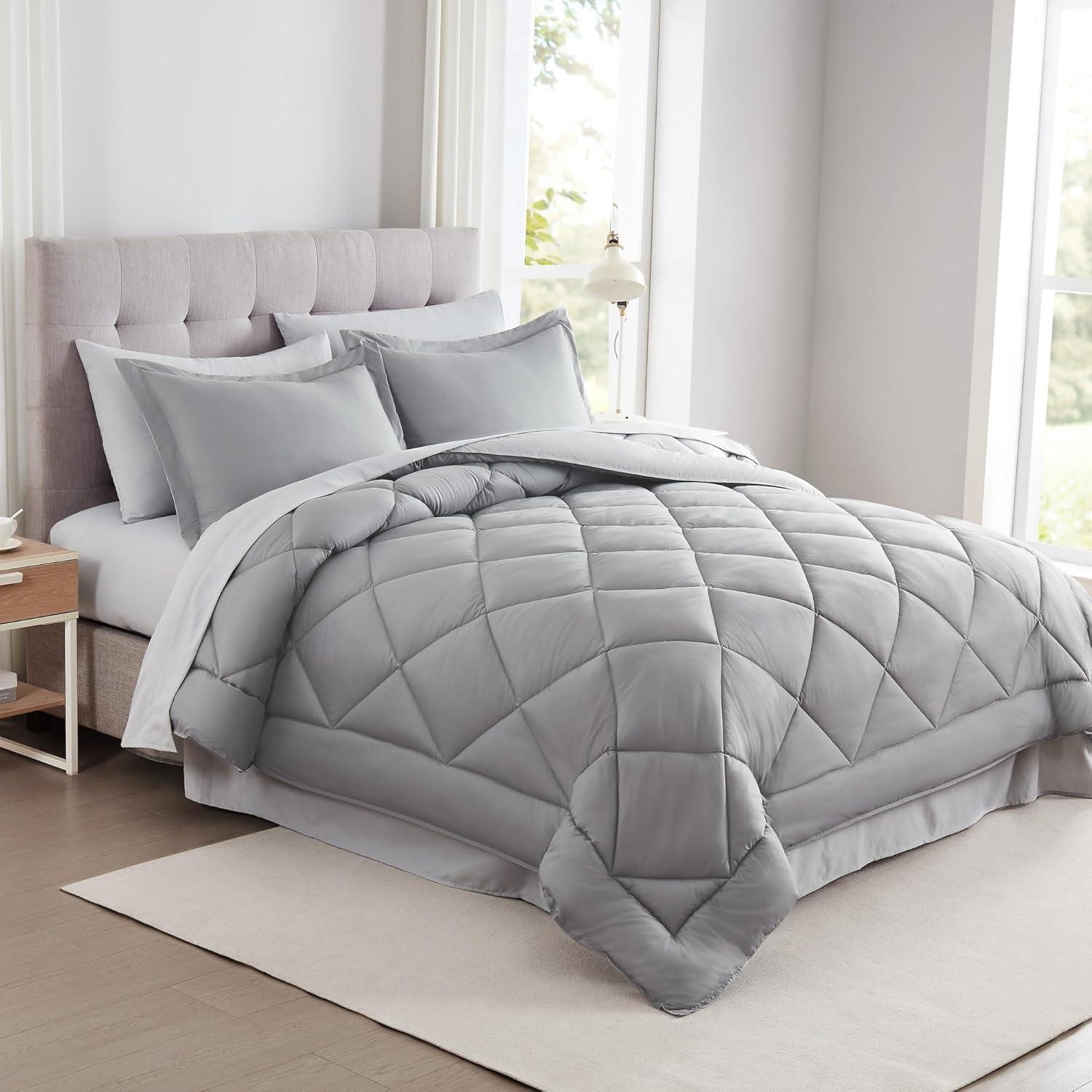 Modern Threads Modern Threads 7-Piece Reversible Comforter Set - Includes Comforter, Sheets, Pillowcases, and Shams