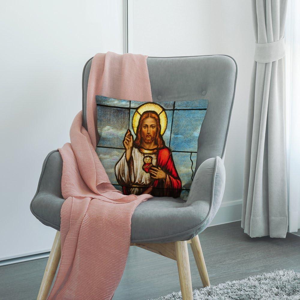 HGOD DESIGNS Polka Dots Decorative Throw Pillow Cover Case,Brush Strokes Dots Cotton Linen Outdoor Pillow Cases Square Standard Cushion Covers for Sofa Couch Bed Car 18x18 inch Black