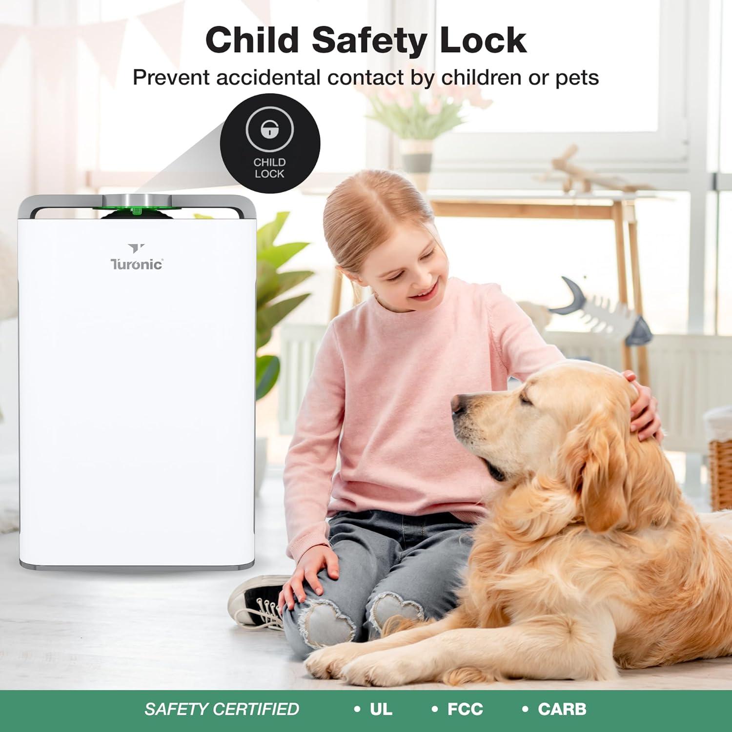 Turonic Premium HEPA Air Purifier & Humidifier White (PH950)