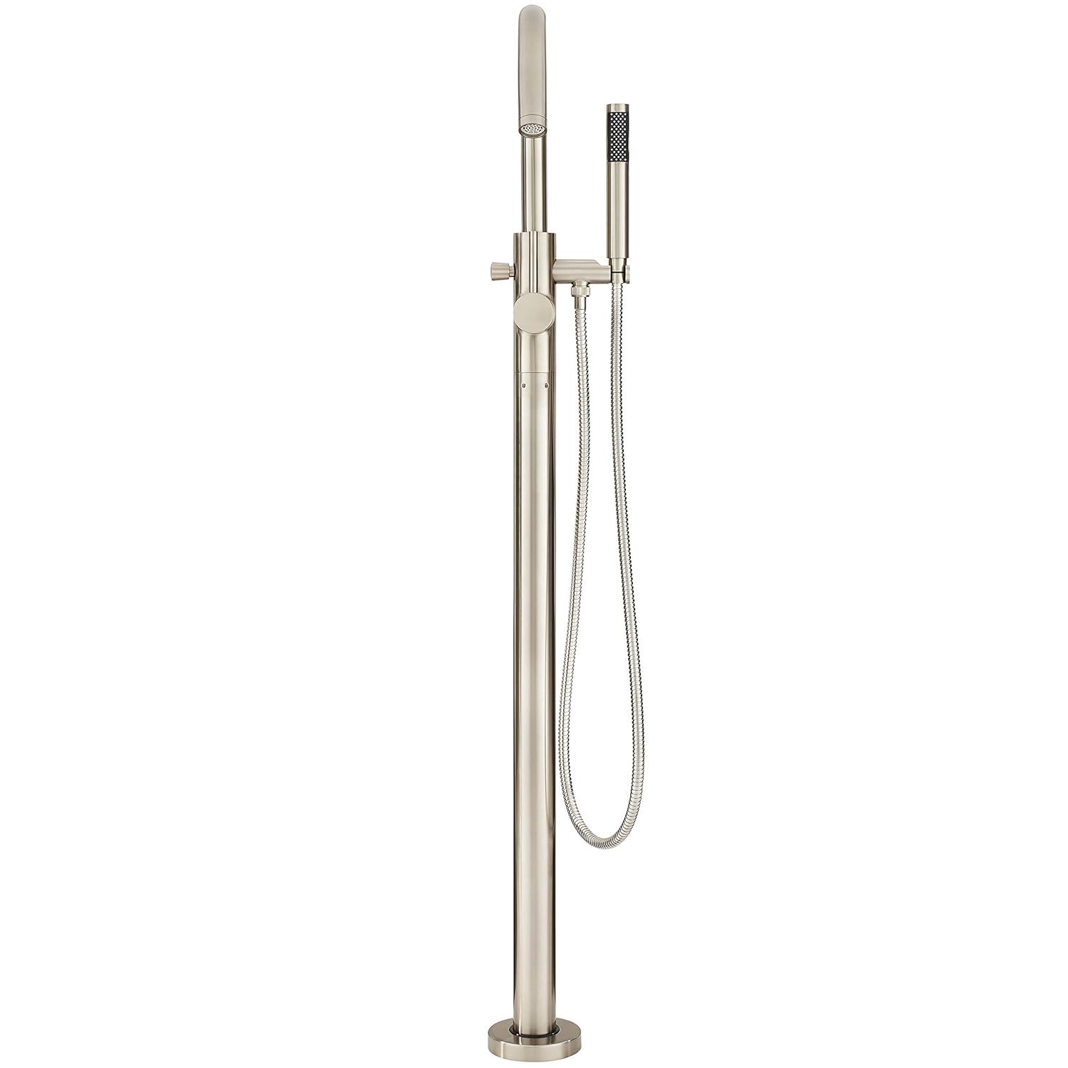 Single Handle Floor Mounted Freestanding Tub Filler Trim