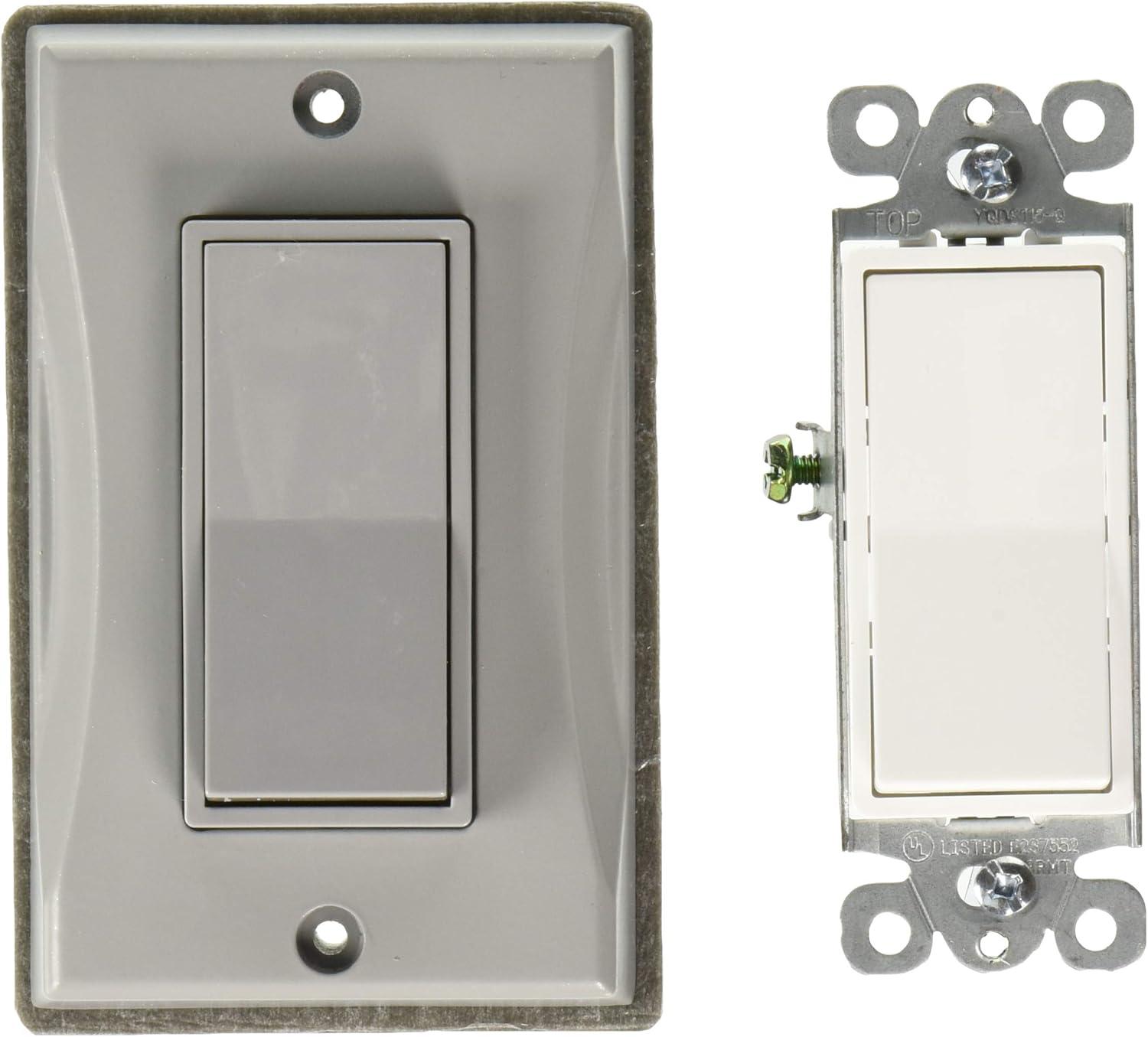 Bell 1g Gy Wp Cvr & Switch 5122-0