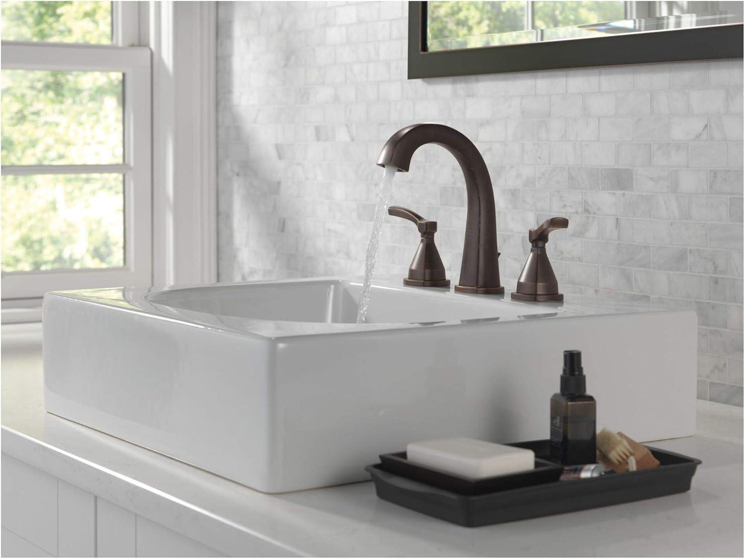 Stryke Widespread Bathroom Faucet with Drain Assembly and DIAMOND™ Seal Technology