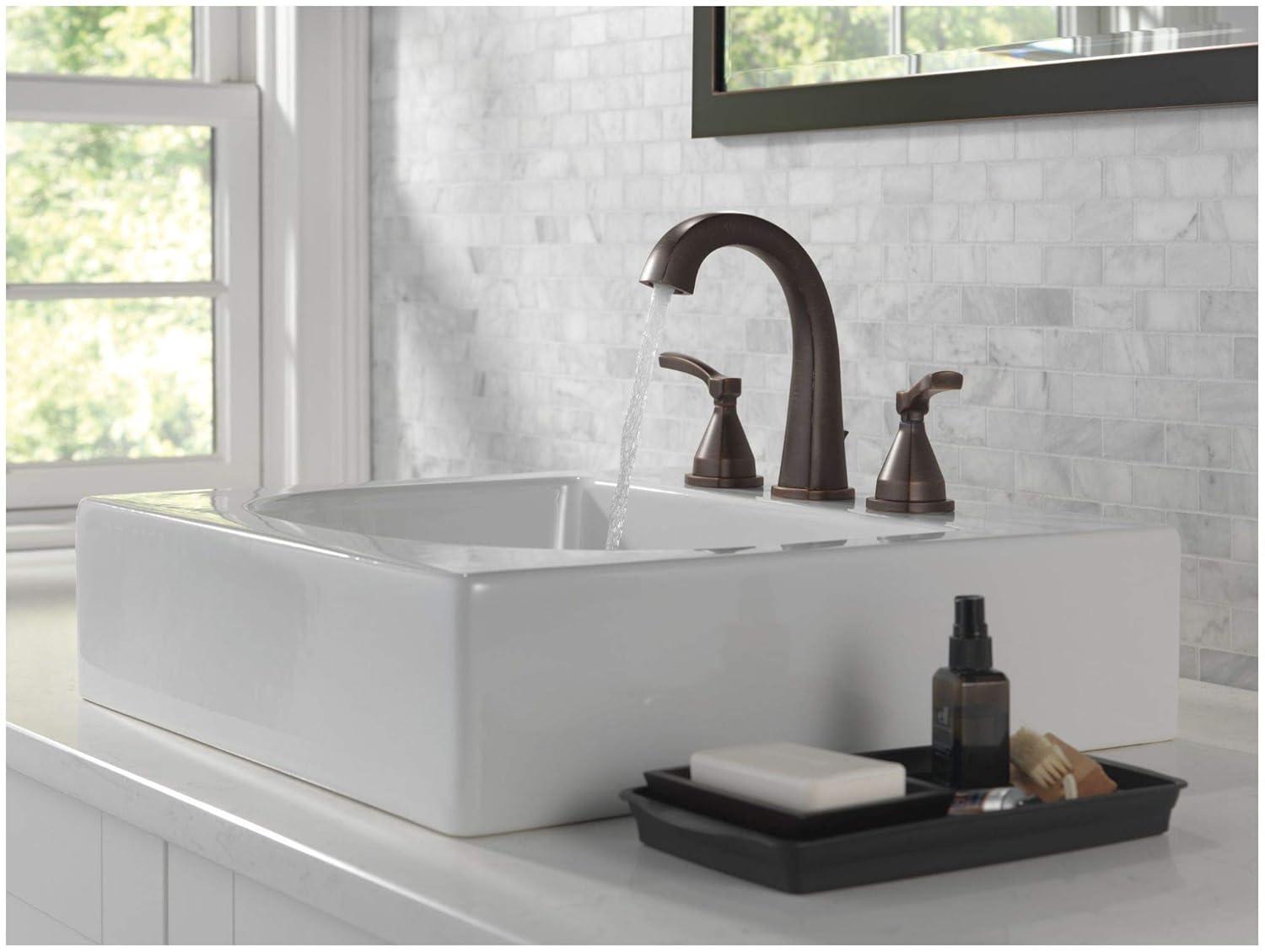 Stryke Widespread Bathroom Faucet with Drain Assembly and DIAMOND™ Seal Technology