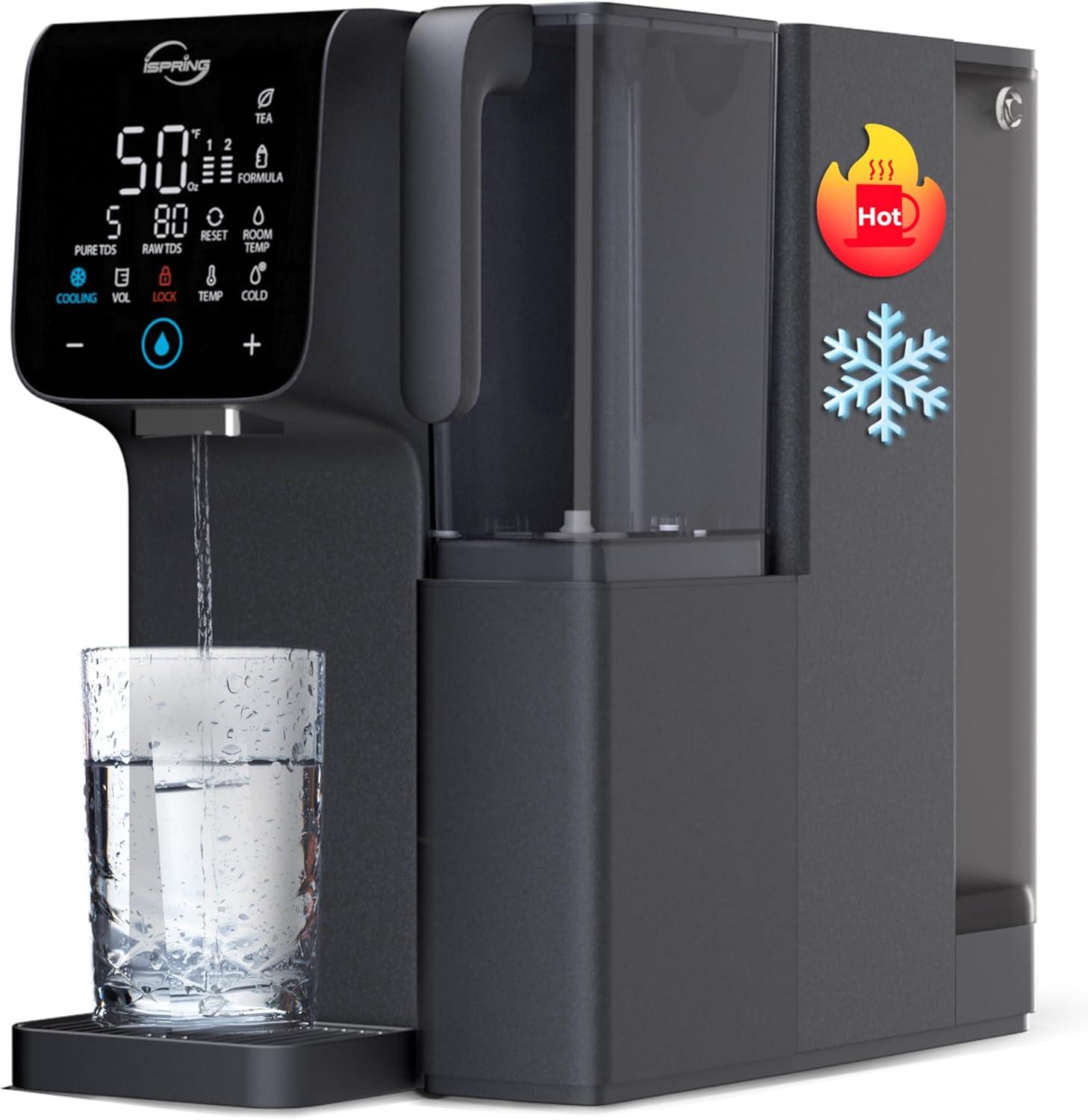 Ispring Hot & Cold Reverse Osmosis Countertop Filtration System