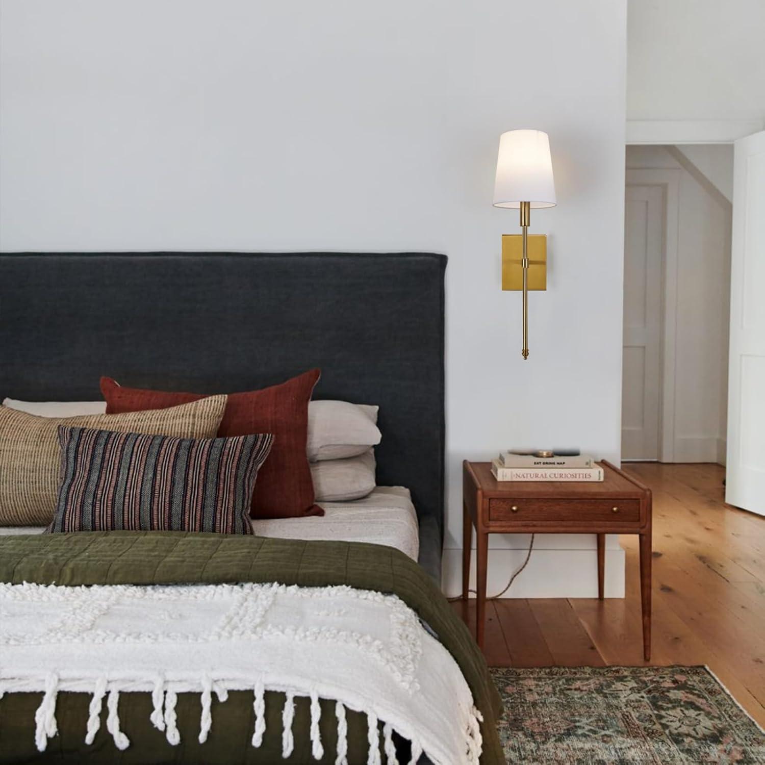 Battery Operated Black Wall Sconce Set Of 2,not Hardwired Fixture Wireless Wall Light ,dimmable Picture Sconces Cordless ,Easy To Install Battery Powered Lamp,for Bedroom, Lounge, Farmhouse Gallery