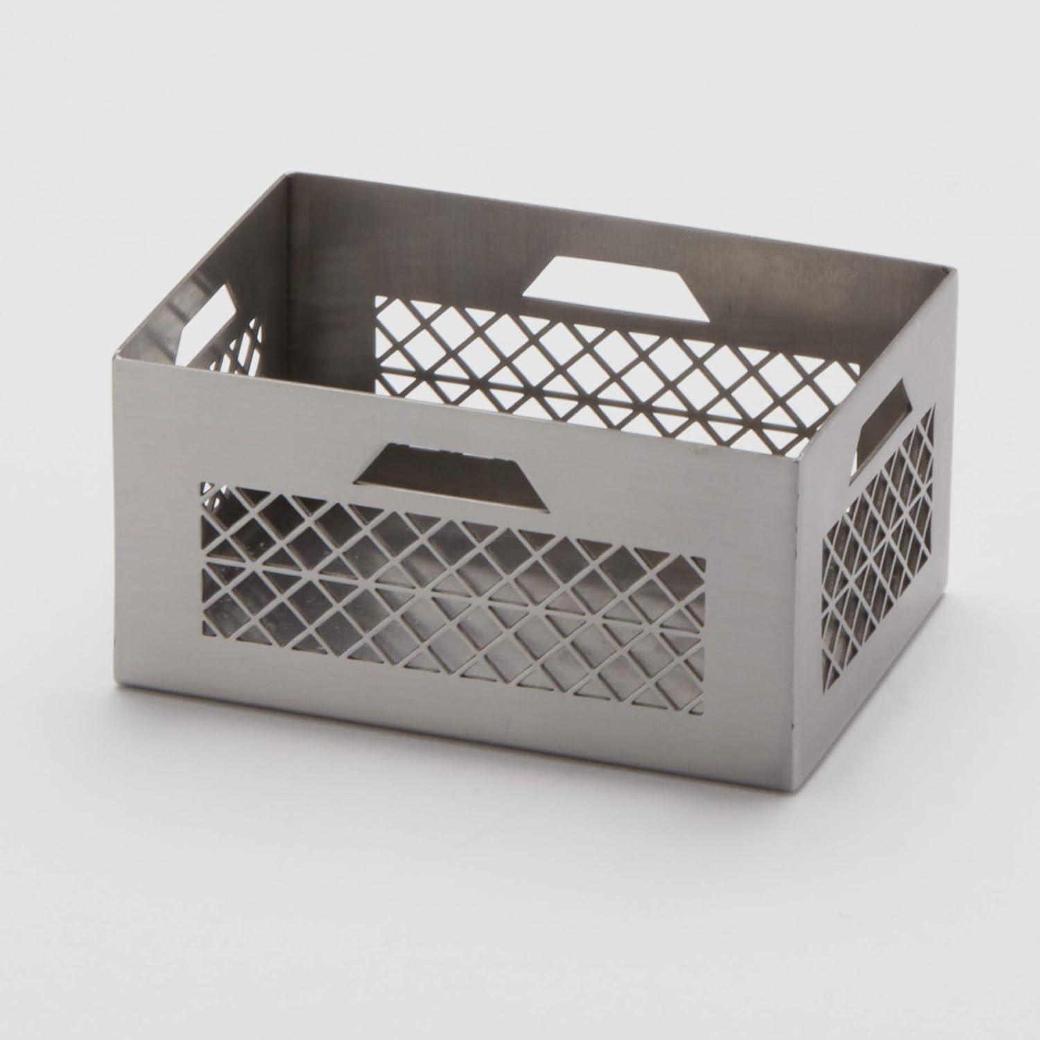 Stainless Steel Rectangular Sugar Packet Holder, 3.5 Inches