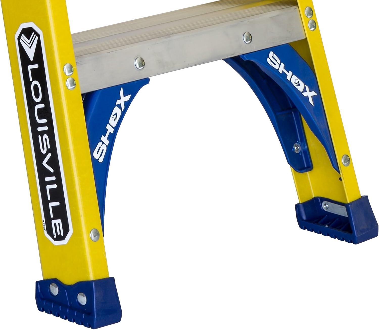 Louisville Ladder 8 ft. Fiberglass Step Ladder with 250 lbs. Load Capacity Type I Duty Rating