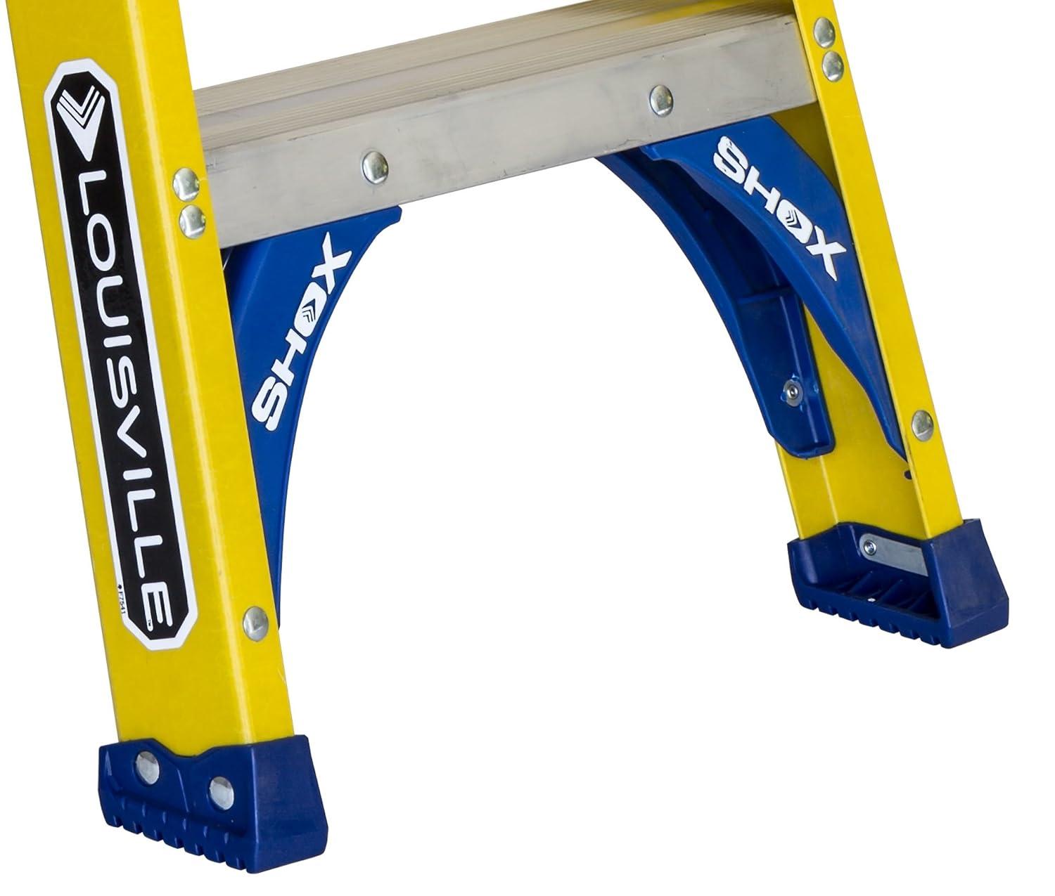 Louisville Ladder 8 ft. Fiberglass Step Ladder with 250 lbs. Load Capacity Type I Duty Rating