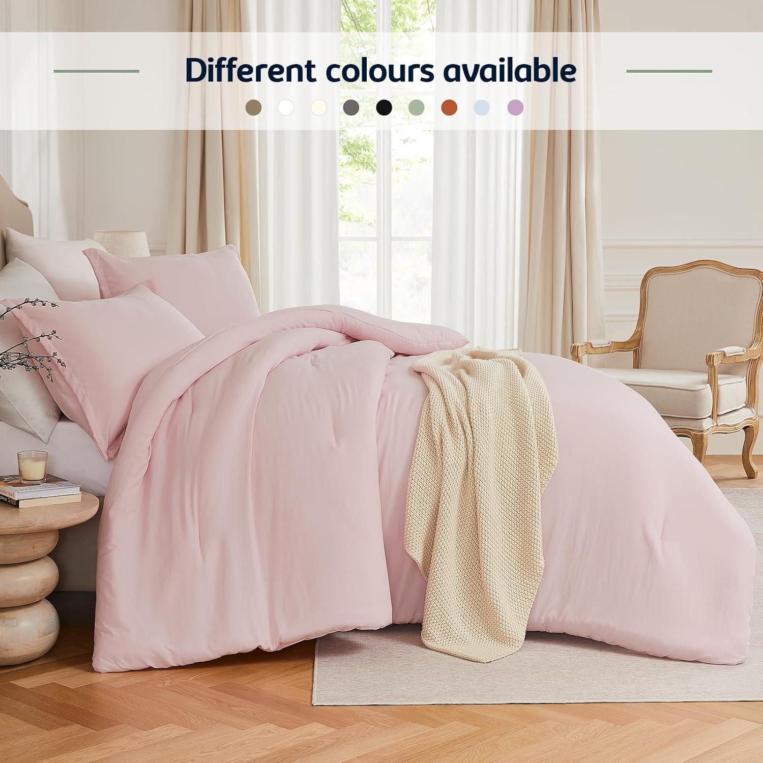 Betsey Johnson Betsey Johnson Solid Reversible Comforter Set