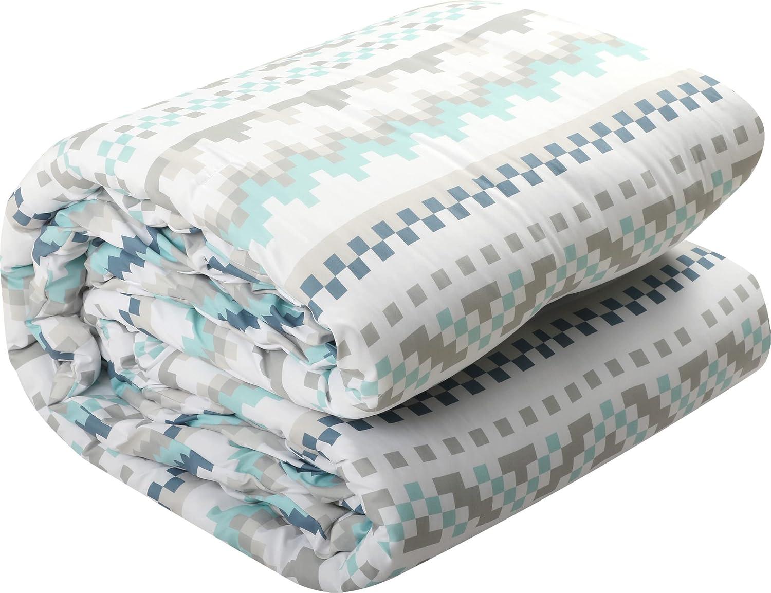 Nanshing America, Inc Chevron Geometric 6 Piece Comforter Set