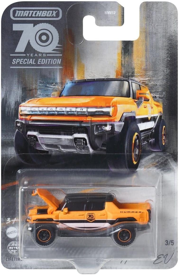 Matchbox 2023 70th Anniversary Special Edition Moving Parts Complete Set of 5 Diecast Vehicles from HMV12-956A Release