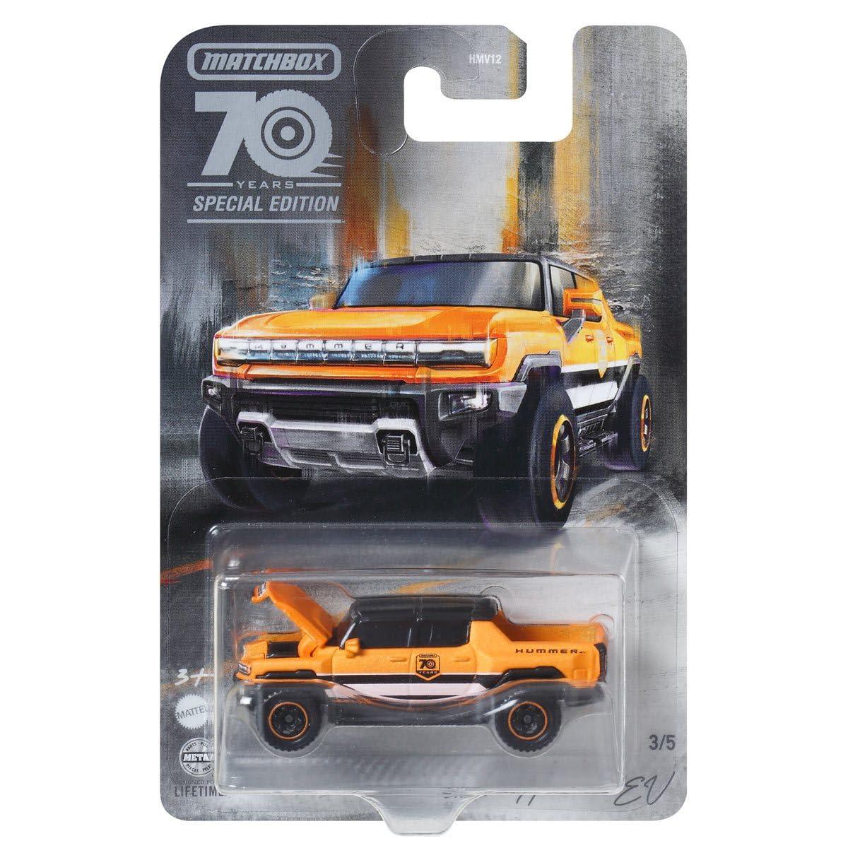 Matchbox 2023 70th Anniversary Special Edition Moving Parts Complete Set of 5 Diecast Vehicles from HMV12-956A Release