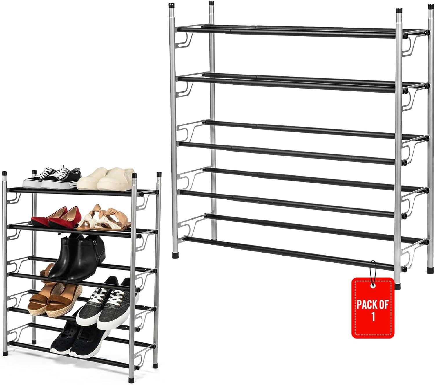 Foldable Luggage Rack, Metal Suitcase Stand for Guest Room, Heavy Duty Luggage Rack for Bedrooms, Hotels, Travel | Folding Luggage Racks for Suitcases and Storage | Holds Up to 50-100 lb | Pack of 2