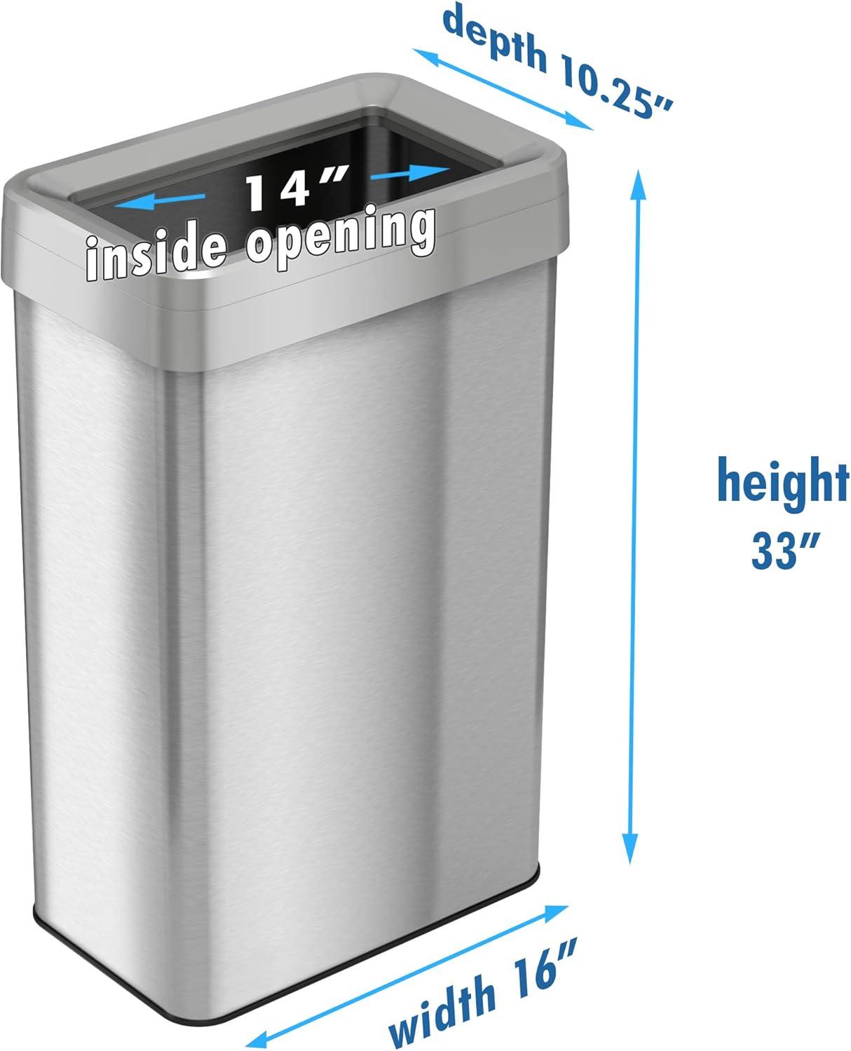 Deodorizer Stainless Steel Trash Can