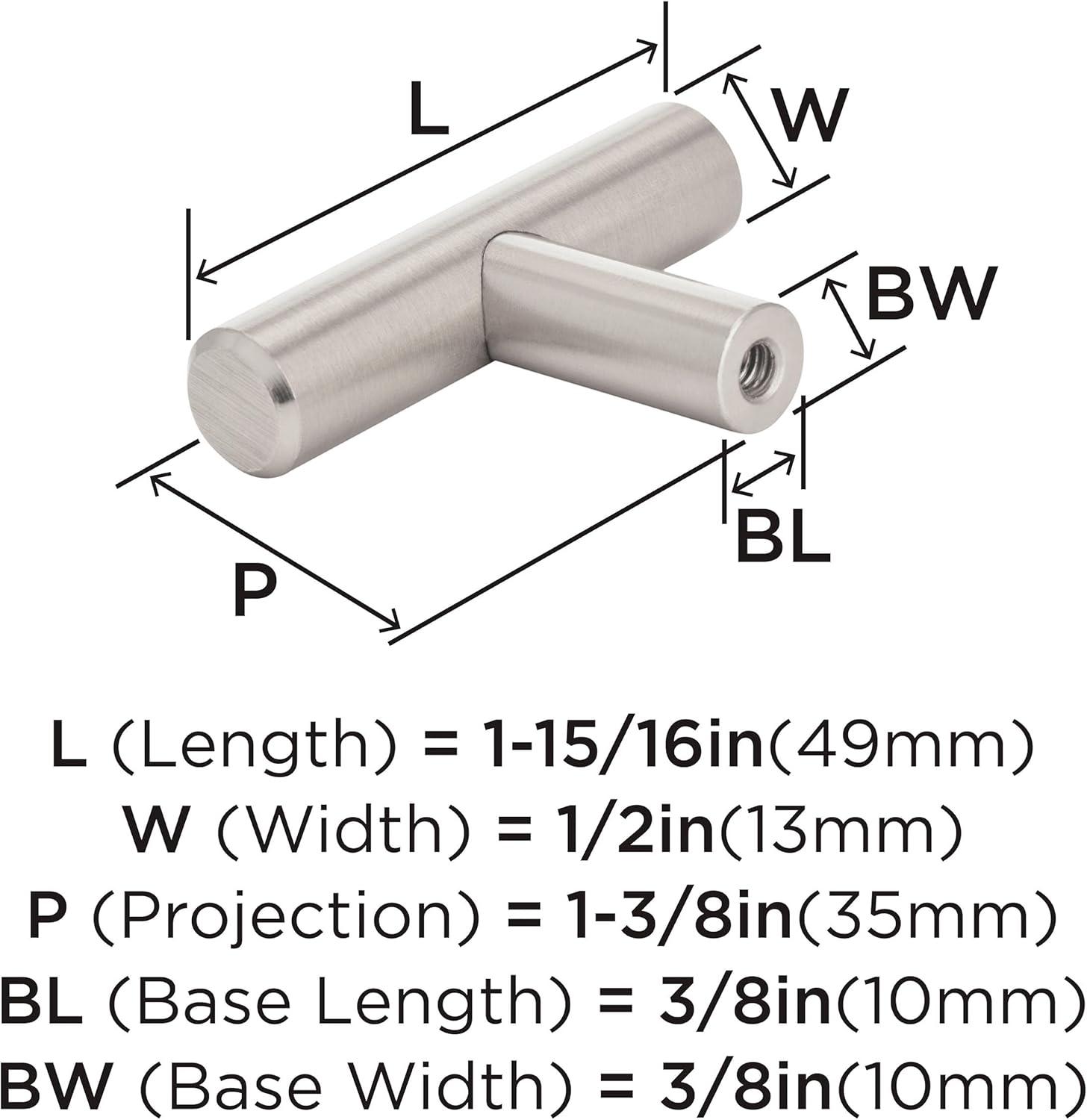 Amerock Bar Pull Knob for Cabinets or Furniture