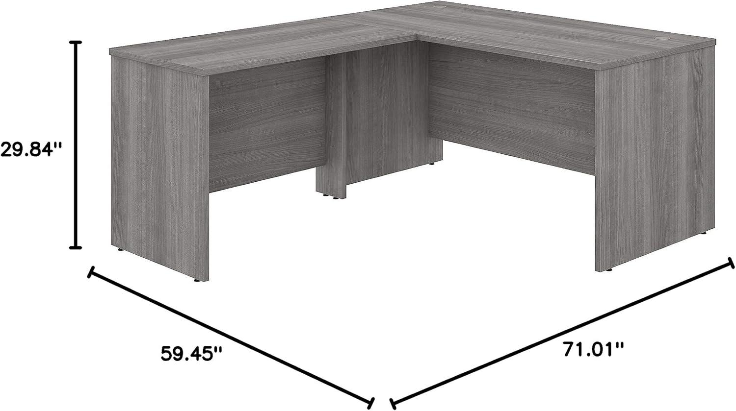 Studio C L Shaped Desk with Return