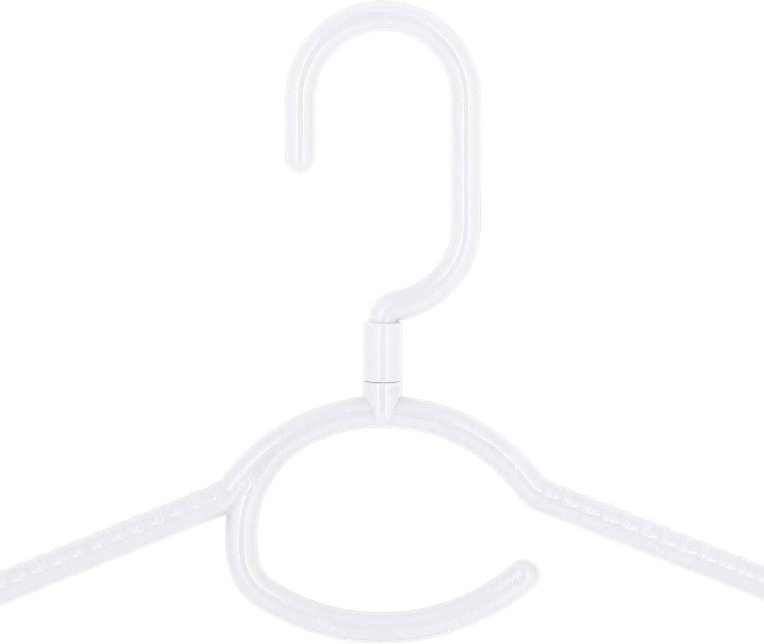 Laundry 360 Woolite Plastic Standard Hanger for Dress/Shirt/Sweater (Set of 5)
