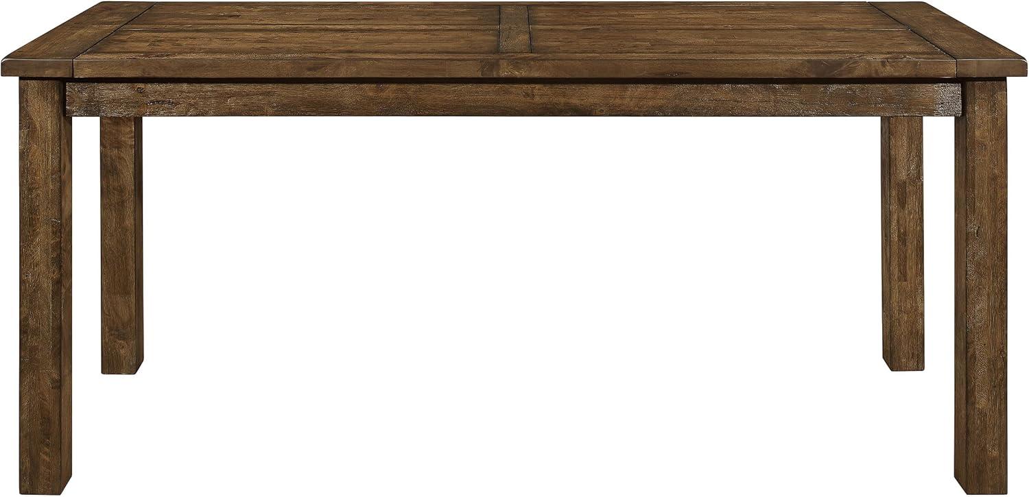 Coaster Company Coleman 83.75 in Rectangle Dining Table, Golden Brown