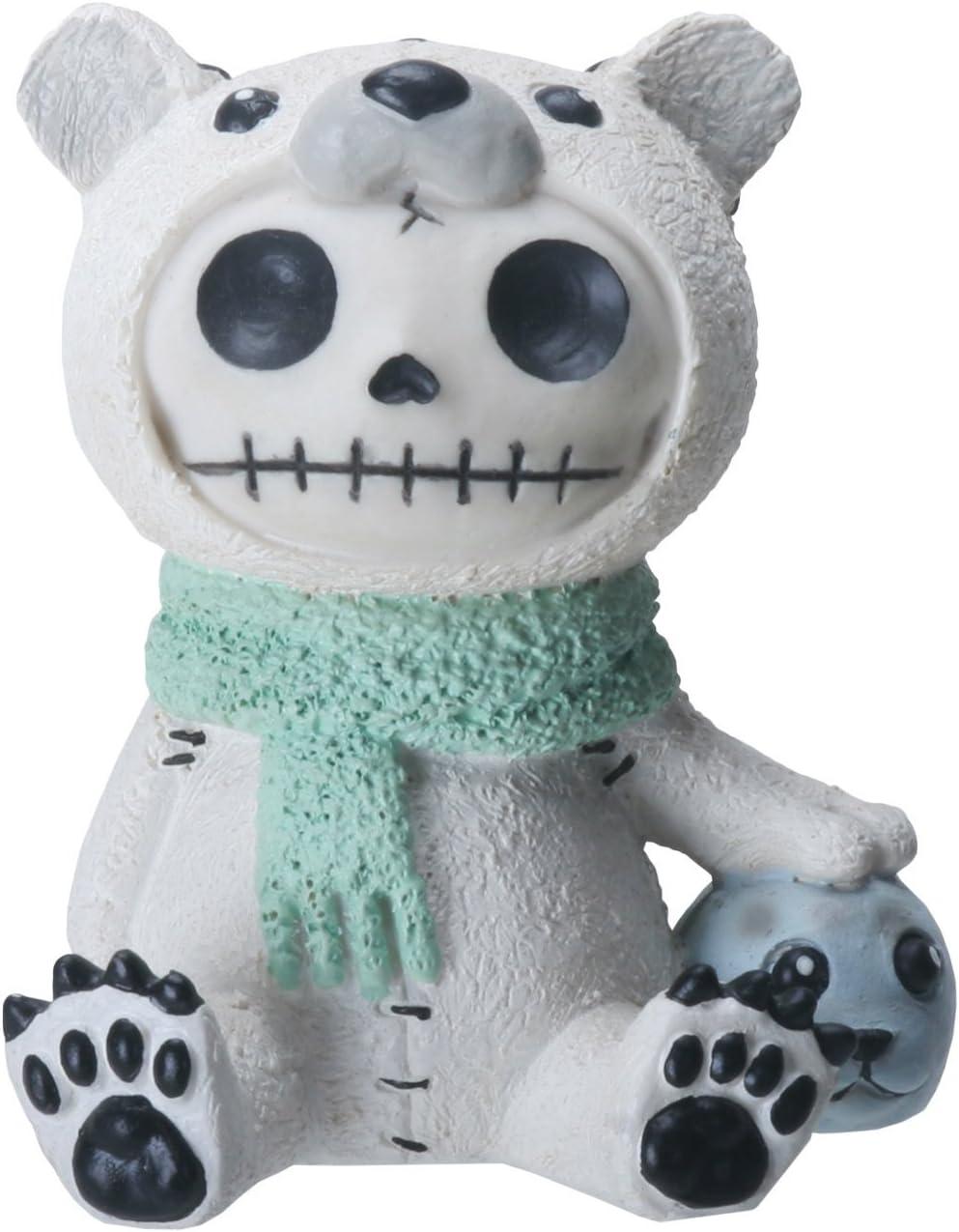 SUMMIT COLLECTION Furrybones Chilton Signature Skeleton in Polar Bear Costume with Baby Seal