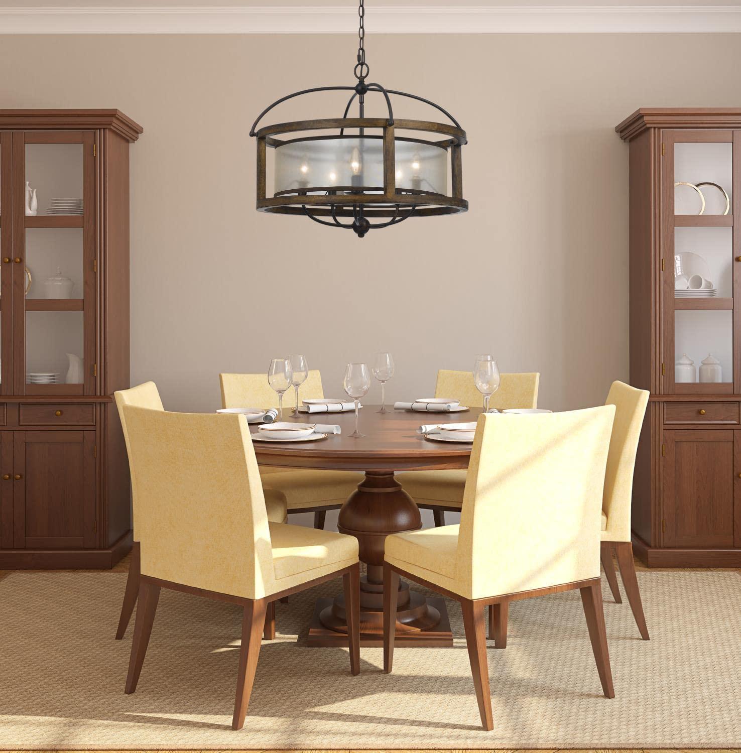 Cal Lighting, 60W X 5 Round Chandelier