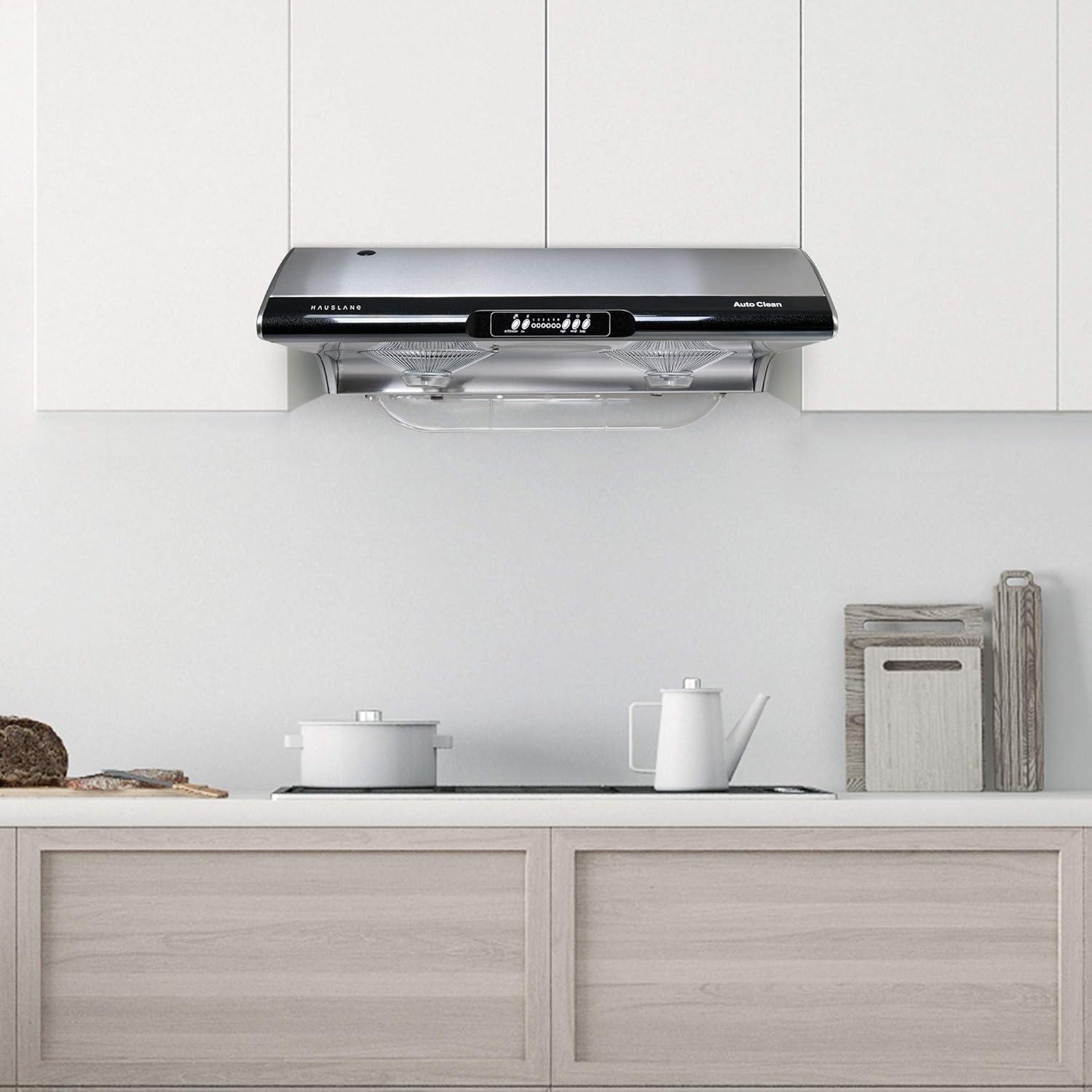 Hauslane 36" Stainless Steel 400 CFM Ducted (Vented) Under Cabinet Range Hood