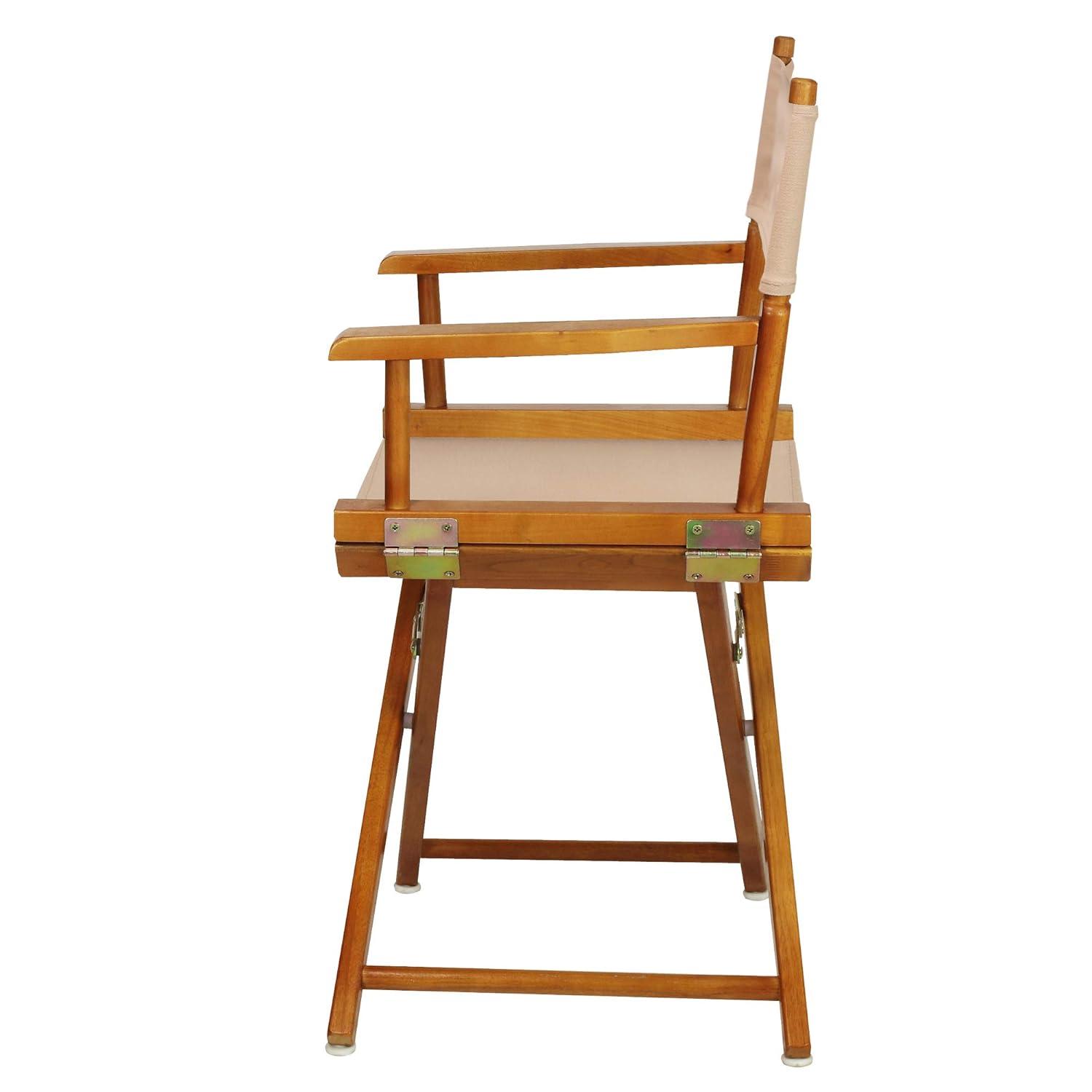 "18" Director's Chair Honey Oak Frame-Tan Canvas"