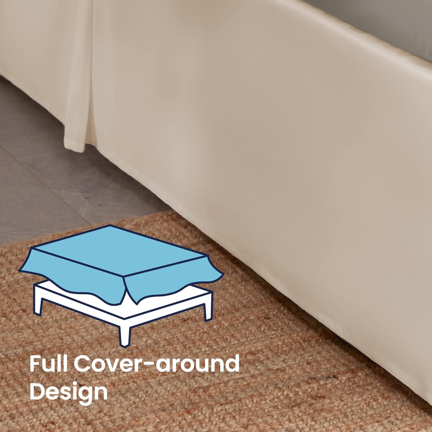 Sleep Zone Pleated Bed Skirt