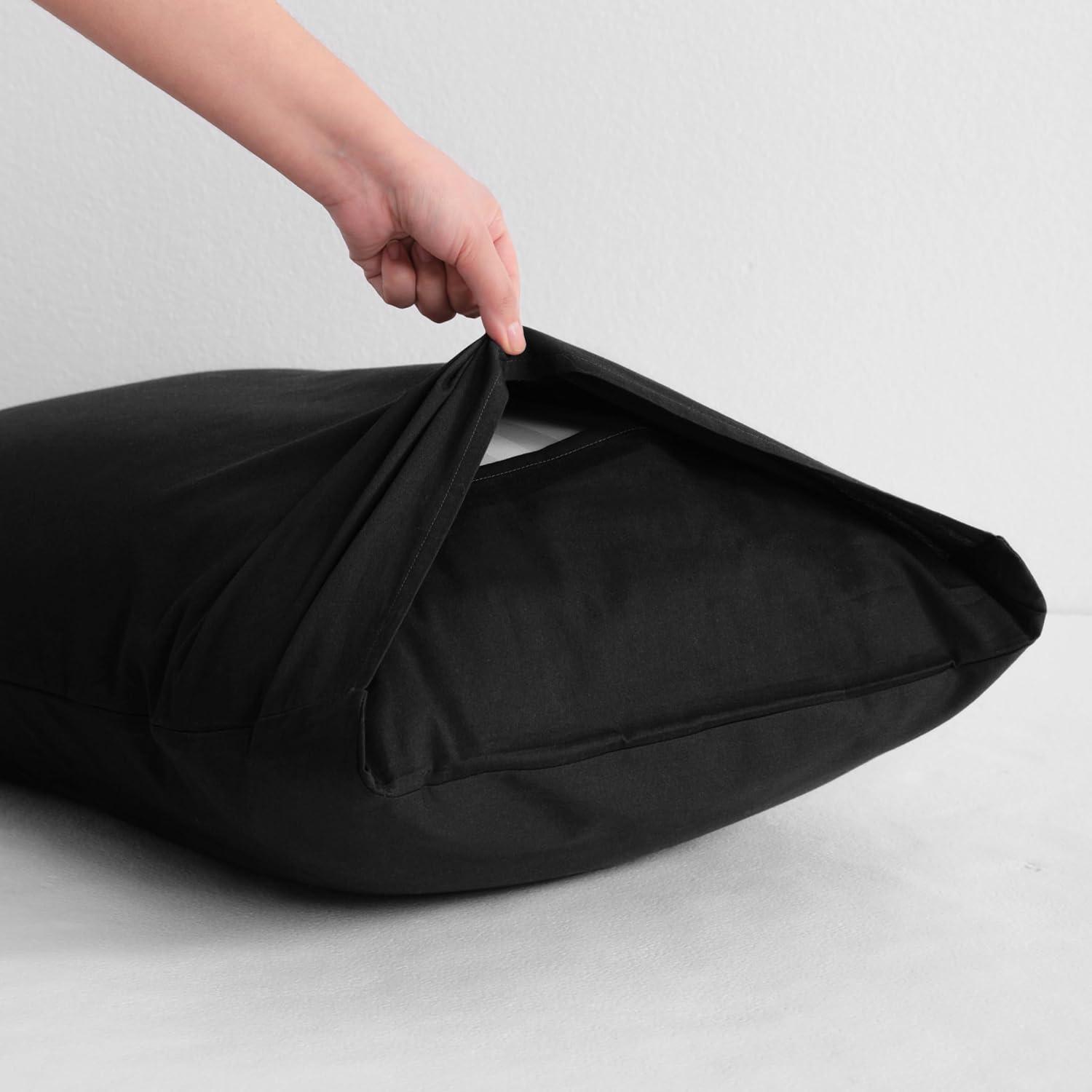 NTBAY Satin Pillow Cases, Zippered Pillowcases for Hair and Skin - NTBAY (Set of 2)